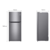 Super-fast cooling LG Refrigerator LT15CBBSLN
