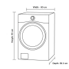 Front Load Washer Dryer TEKO - FLWD 9/7