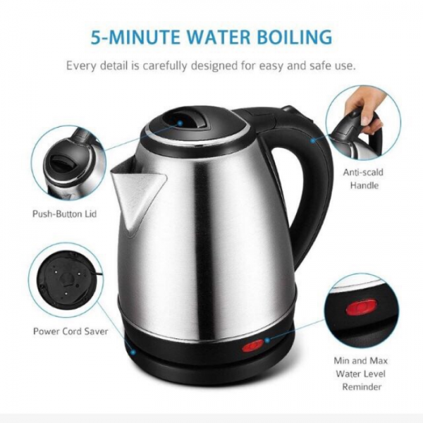 Designed for Easy and Safe Use of Electric Kettle