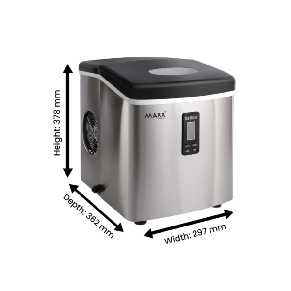 15 Kg 220V-50/60Hz Ice Cube Maker  MAXX-ICM15HC 110 For Marine - Image 2