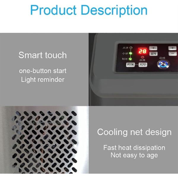 30 Kg 220V-60Hz Ice Dispenser MAXX-ICM-30DTHC 220 For Marine - Image 6