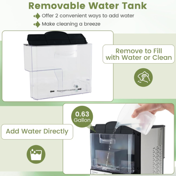 20 Kg 220V-60Hz Ice Dispenser MAXX-ICM-20DTHC 220 For Marine - Image 5