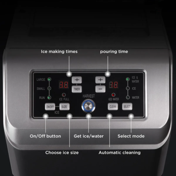 30 Kg 220V-60Hz Ice Dispenser MAXX-ICM-30DTHC 220 For Marine - Image 4