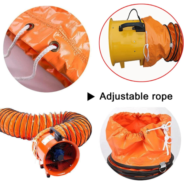 Flame Retardant Ventilation Fan Tube MAXX-EXFVT4 (16 inch / 400 mm) for Marine - Image 3