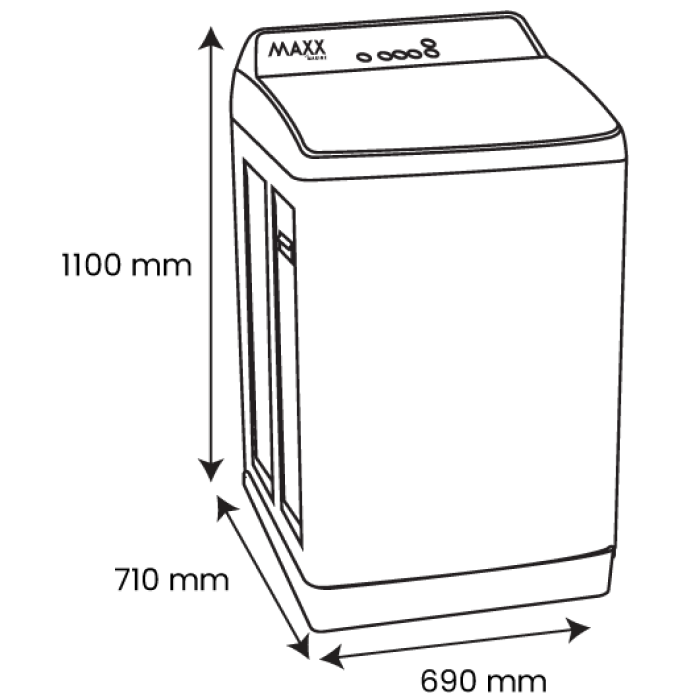 20 kg 220V-60Hz TL Washing Machine MAXX-TLW20XI 220VCE for Marine - Image 2