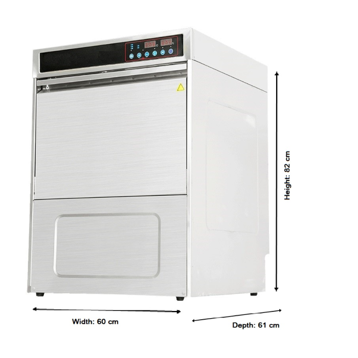 Lavastoviglie Sottobanco Commerciale 440V-60Hz MAXX - DWUC - 440V per Uso Marino - immagine 3