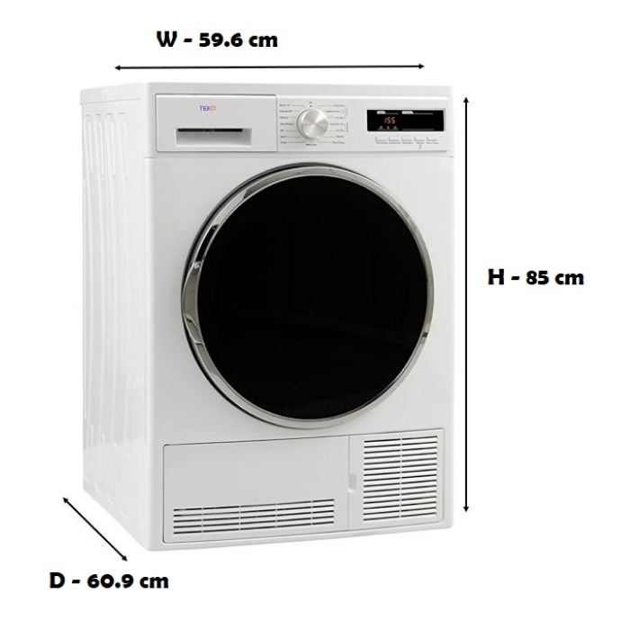 Asciugatrice a Scarico 8 Kg 220V-60Hz MAXX-DRC08VL per Uso Marino - immagine 3