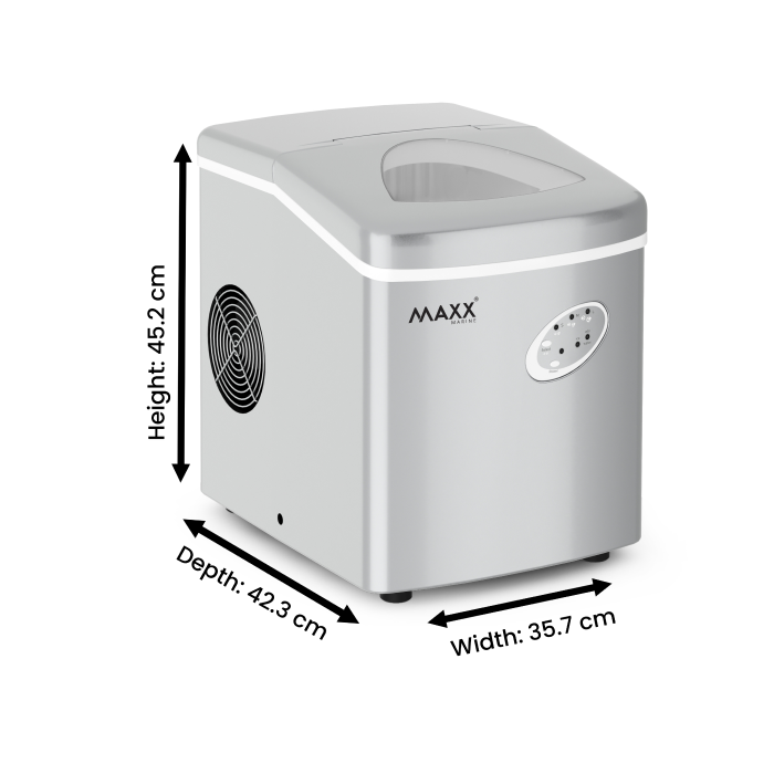 Fabbricatore di Ghiaccio a Cubetti 22 Kg 110V-60Hz MAXX-ICM22HC 110V per Uso Marino - immagine 2