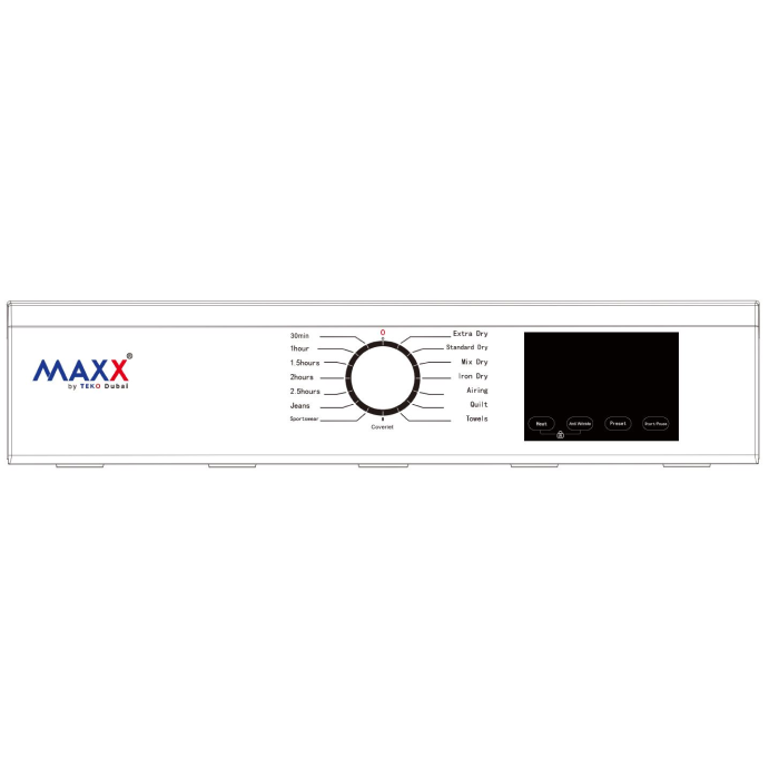 Asciugatrice a Scarico 10 Kg 110V-60Hz MAXX-DR10TT 110V per Uso Marino - immagine 2