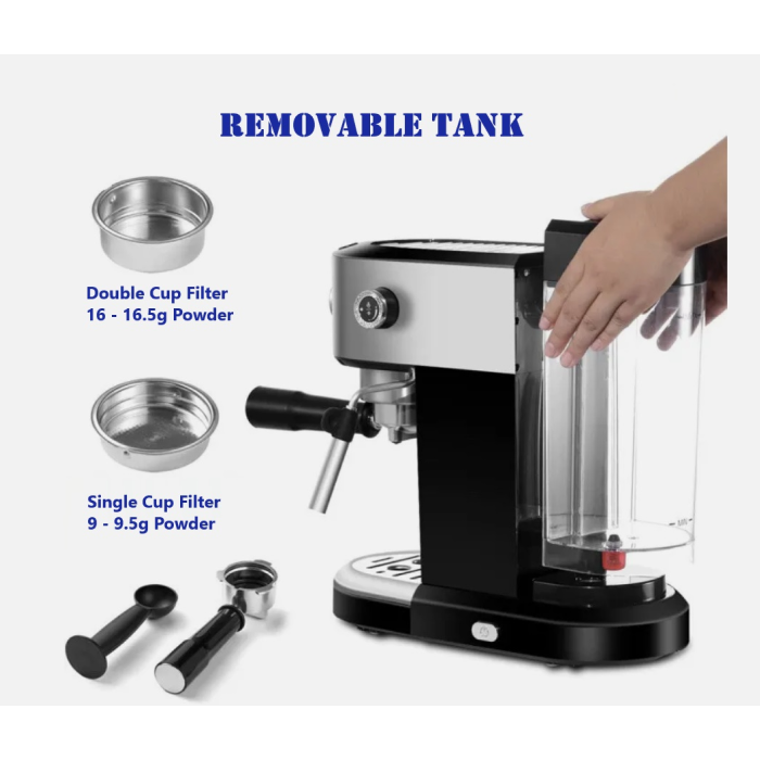 Macchina da Caffè Espresso 220V-50/60Hz Zigma-EM55N per Uso Marino - immagine 4