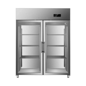 1188 Ltr 220V-60Hz Peti Sejuk Tegak Showcase Berpintu Kaca Kembar MAXX - COUSGDD1188HU 220CE – untuk kegunaan marin