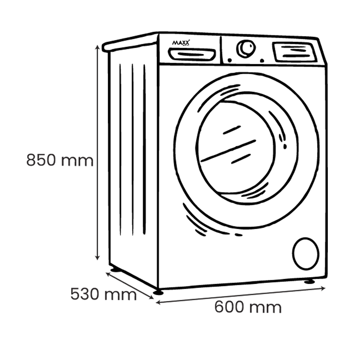 Стиральная машина FL MAXX-50HzFLW07VL, 7 кг, 220 В, 50 Гц, 220 В — изображение 5