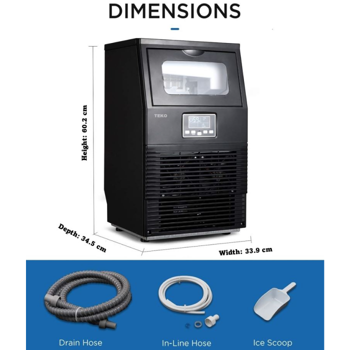 38 Kg 220V-50/60Hz Ice Cube Maker TEKO - IM38 Para sa Marine - Image 4