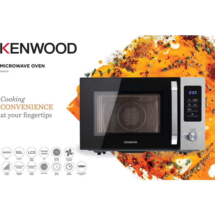 30 Ltr 220V-60Hz Ketuhar Gelombang Mikro Kenwood - MWM30 untuk kegunaan marin - Image 3
