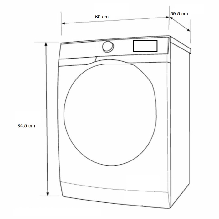 10 Kg 220V-50/60Hz Pengering Berpengudaraan MAXX-DR10TT 220V untuk kegunaan marin - Image 3