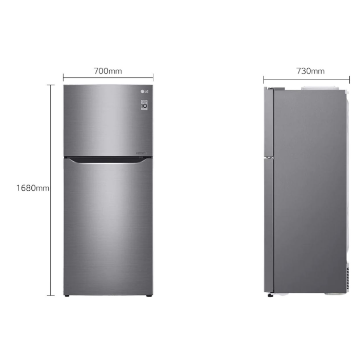 Kulkas 450 Ltr 220V-50/60Hz LG LT15CBBSLN untuk Kapal - Gambar 4