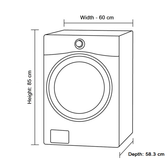 Mesin Cuci-Pengering FL 9/7 kg 220V-60Hz TEKO - FLWD 9/7 untuk Kapal - Gambar 2