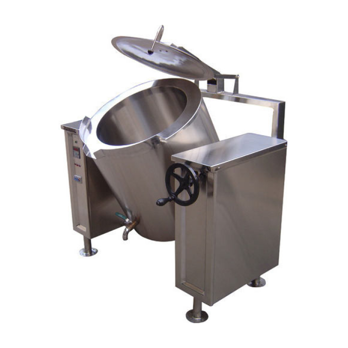 Pentola Bollitrice Basculante 80Lt 440V-60Hz MAXX-TBP80LVI-440V per Uso Marino