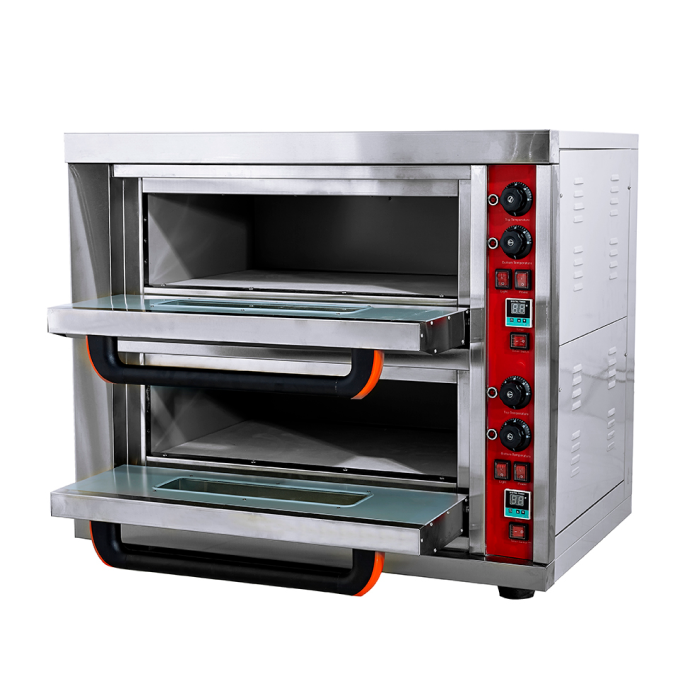 2 Dek / 4 Dulang 440V-60Hz Ketuhar Dek-MAXX-DDO-4T-440V-untuk kegunaan marin - Image 2