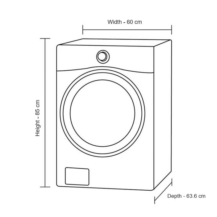 11/7 kg 220V-60Hz Mesin Basuh Pengering Muatan Depan ELECTROLUX - EWW1142R7MB untuk kegunaan marin - Image 3