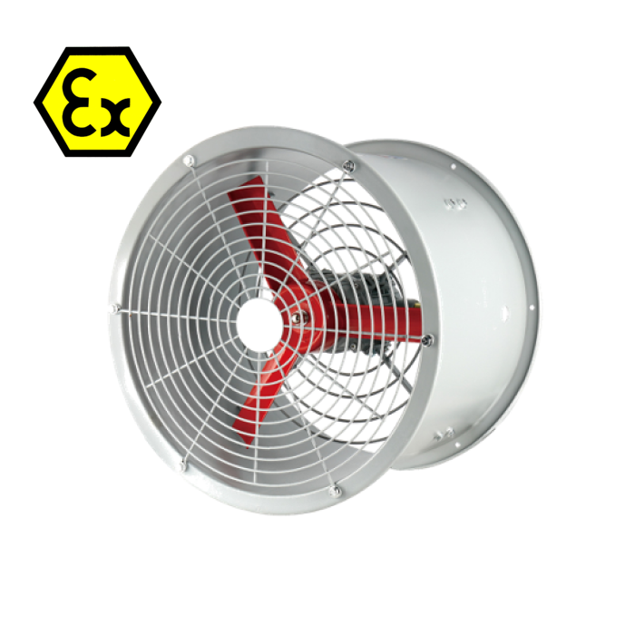 Ventilatore di Aerazione a Prova di Esplosione 8" 220V-50/60Hz MAXX-EXVF2-220 per Uso Marino