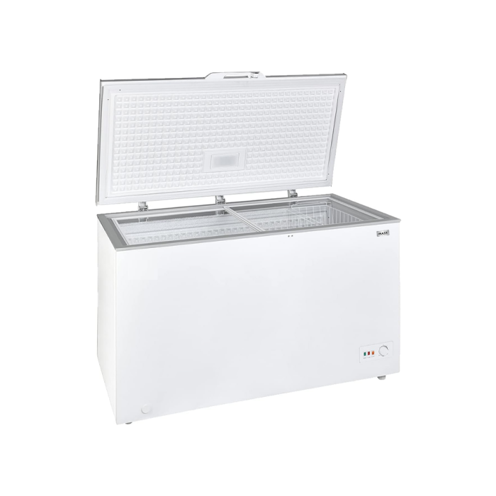 389 Ltr 220V-50/60Hz Peti Beku Dada MAXX-CFG389X 220 untuk kegunaan marin