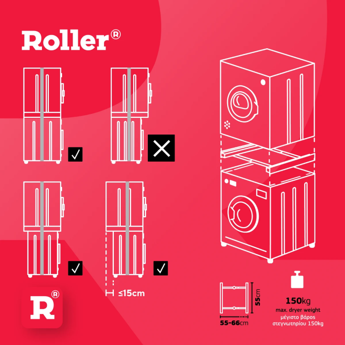 ROLLER-00698 Kit Penindanan untuk Mesin Dobi - Image 4