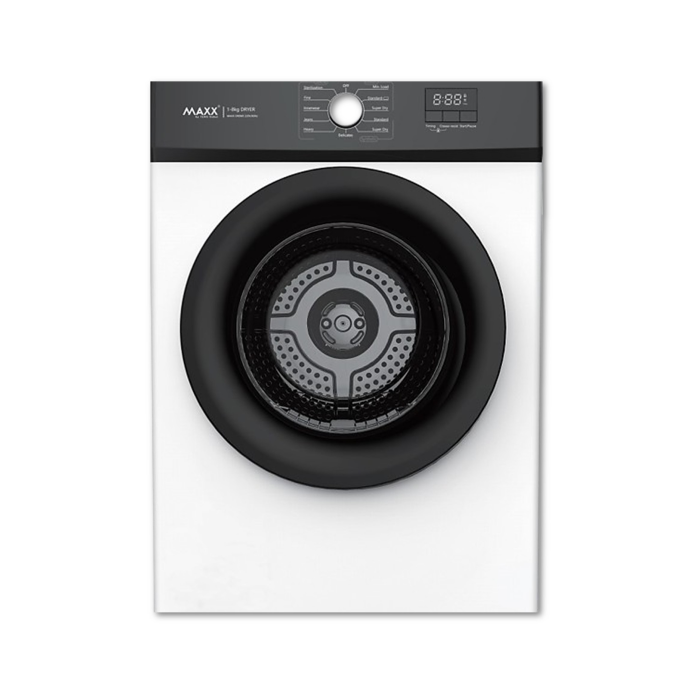 Uscător cu ventilație de 8 kg, 220 V-60 Hz, model MAXX-DR8WE 220, pentru aplicații marine