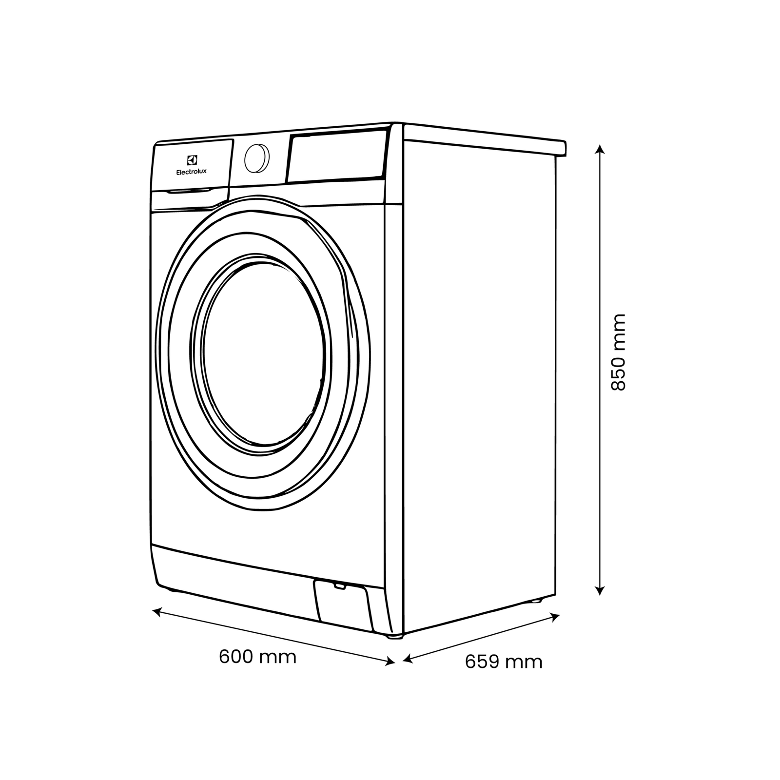 Lavatrice a Carica Frontale 13 Kg 220V-60Hz Electrolux EWF1342R9SC 60Hz per Uso Marino - immagine 8